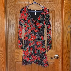 NWOT Free People Floral Dress Size 2